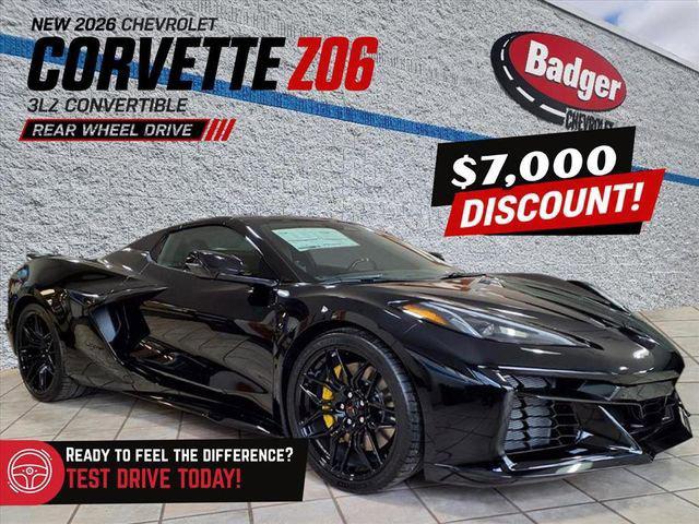 2026 Chevrolet Corvette Z06 Convertible, 3LZ, RWD for sale in Lake Mills, WI