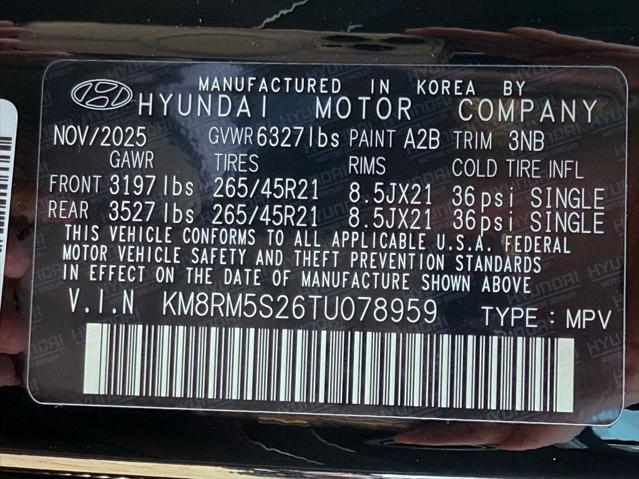 2026 Hyundai Palisade Calligraphy