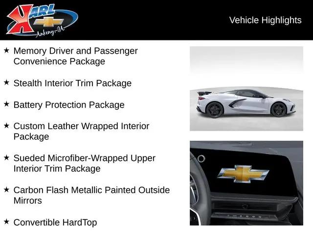 2026 Chevrolet Corvette Stingray Convertible, 3LT, RWD