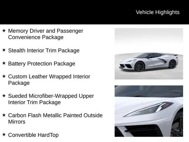 2026 Chevrolet Corvette Stingray Convertible, 3LT, RWD