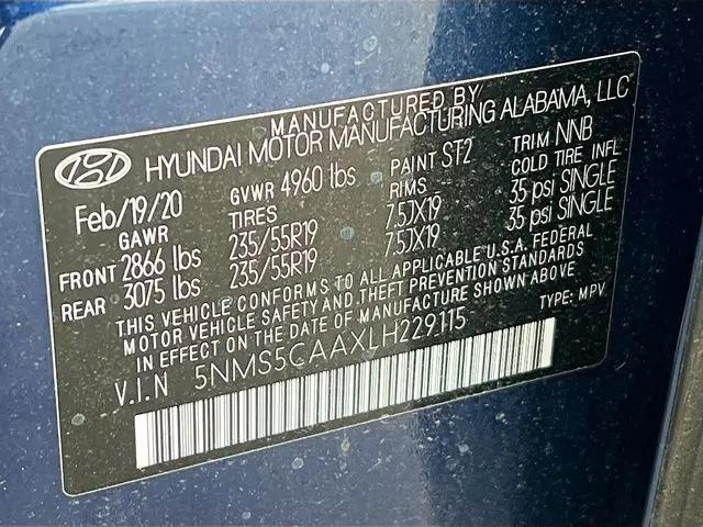 2020 Hyundai Santa Fe Limited 2.0T