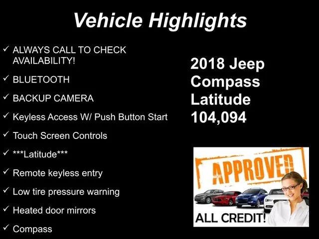 2018 Jeep Compass Latitude FWD