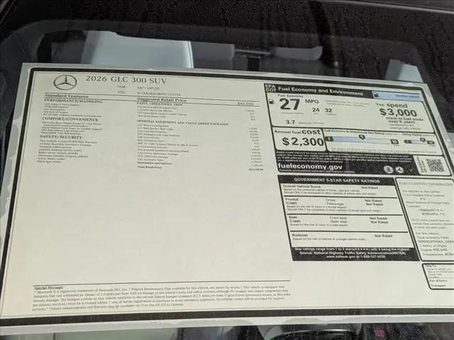 2026 Mercedes-Benz GLC GLC 300