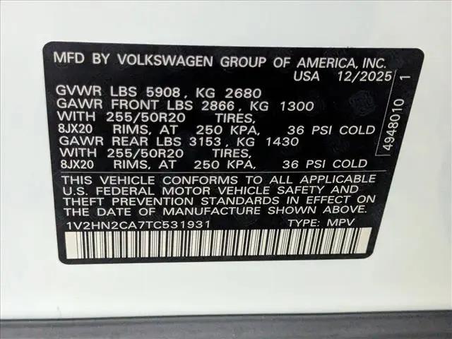 2026 Volkswagen Atlas SE with Technology
