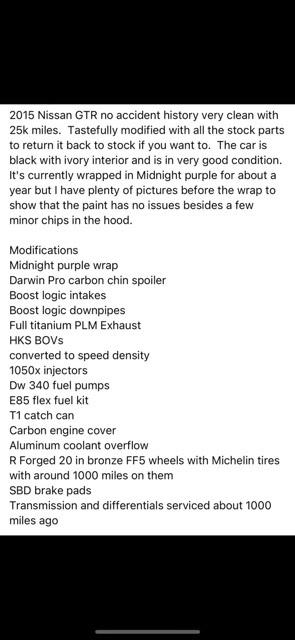 2015 Nissan GT-R Premium 2015 Nissan GT-R Premium