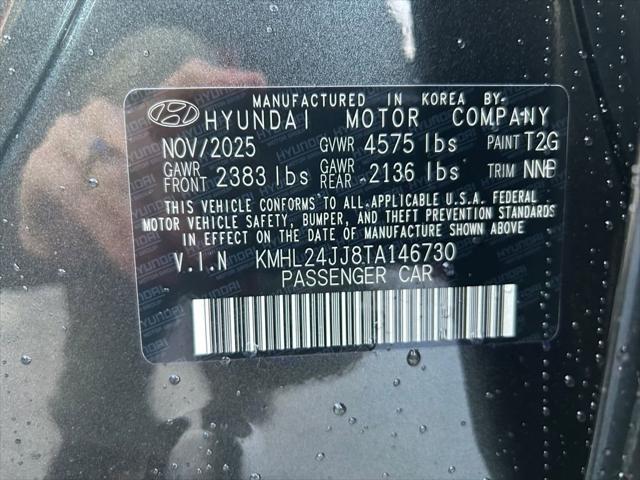 2026 Hyundai Sonata Hybrid Blue