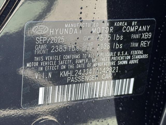 2026 Hyundai Sonata Hybrid Blue