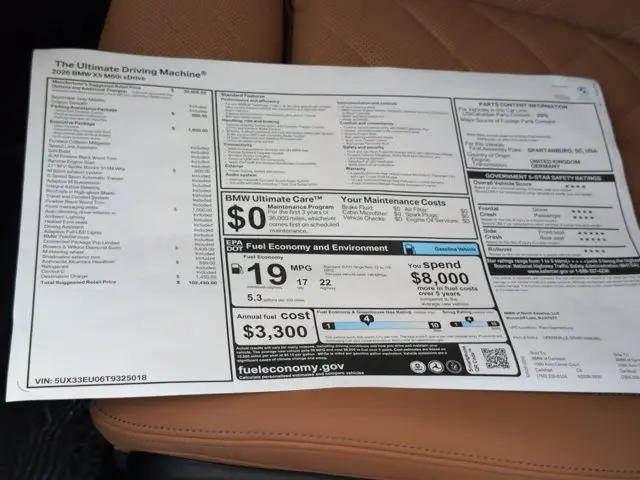 2026 BMW X5 M60i