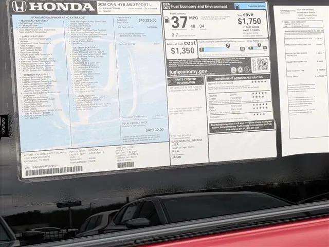 2026 Honda CR-V Hybrid AWD Sport-L