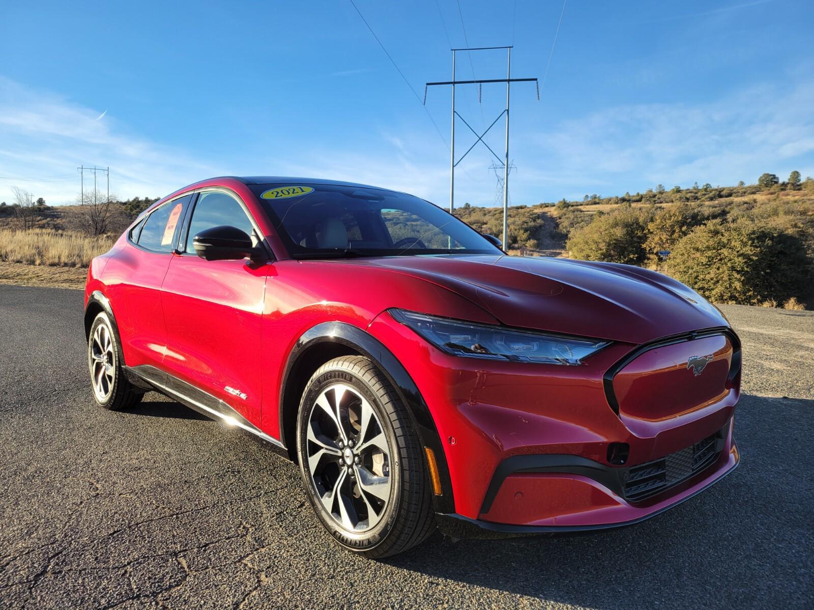 Used 2021 Ford Mustang Mach-E Premium AWD with VIN 3FMTK3SS3MMA07787 for sale in Henderson, NV