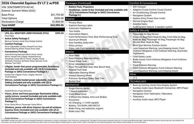 2026 Chevrolet Equinox LT 2, FWD