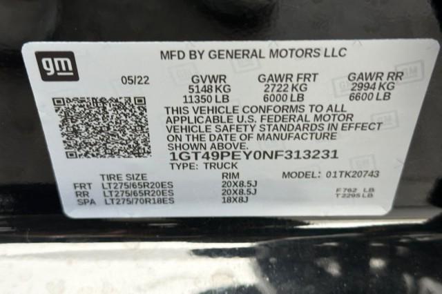 2022 GMC Sierra 2500HD 4WD Crew Cab Standard Bed AT4