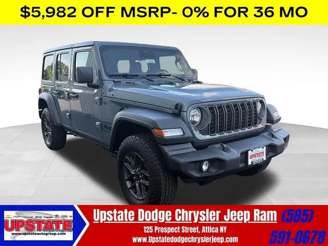 2026 Jeep Wrangler 4-Door Sport S 4x4 for sale in Attica, NY
