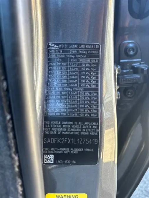 2020 Jaguar E-PACE P250 AWD Automatic