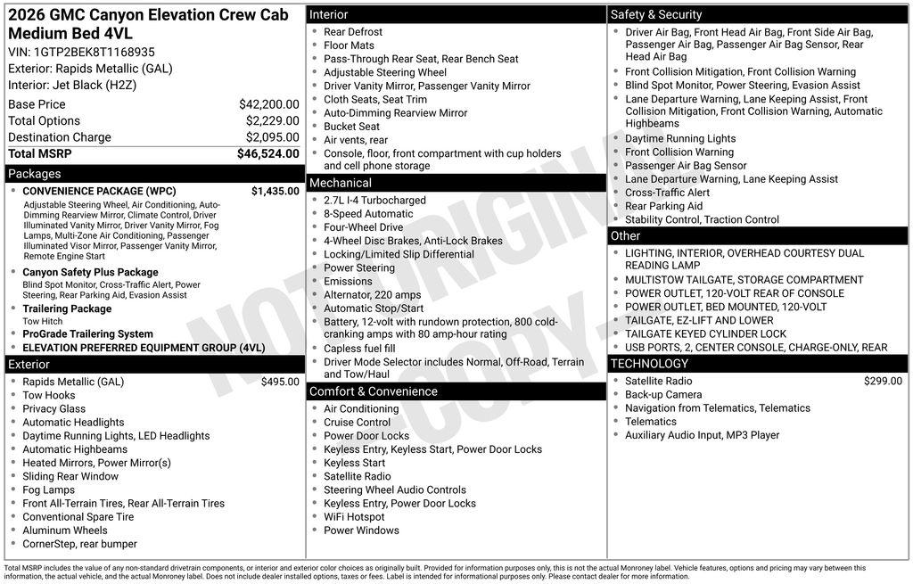 2026 GMC Canyon Elevation - Photo 4