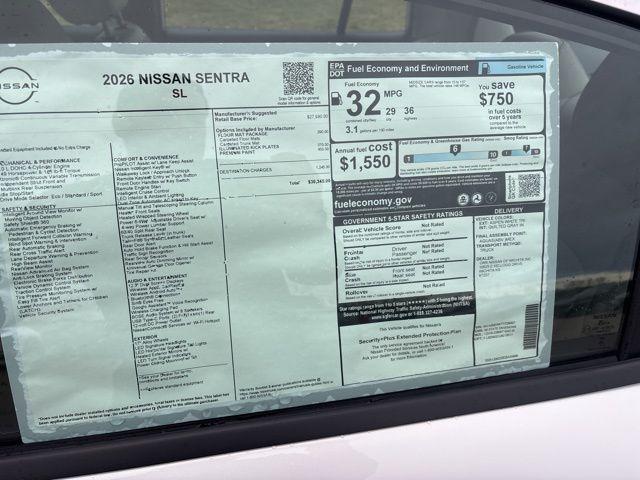 2026 Nissan Sentra SL