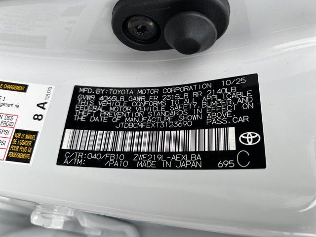 2026 Toyota Corolla Hybrid Hybrid LE