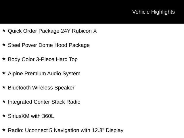 2026 Jeep Gladiator GLADIATOR RUBICON X 4X4