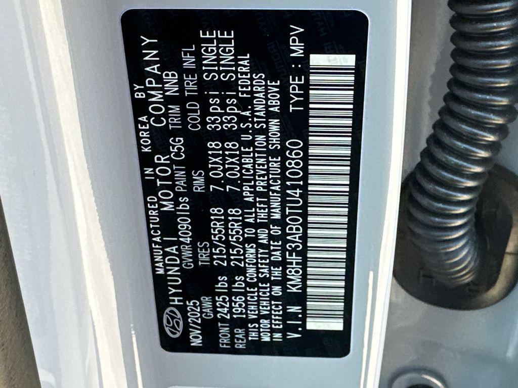 New 2026 Cyber Gray Metallic HYUNDAI SEL Sport FWD image 35