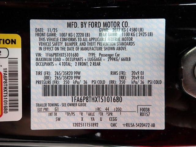 2026 Ford Mustang EcoBoost Premium Fastback