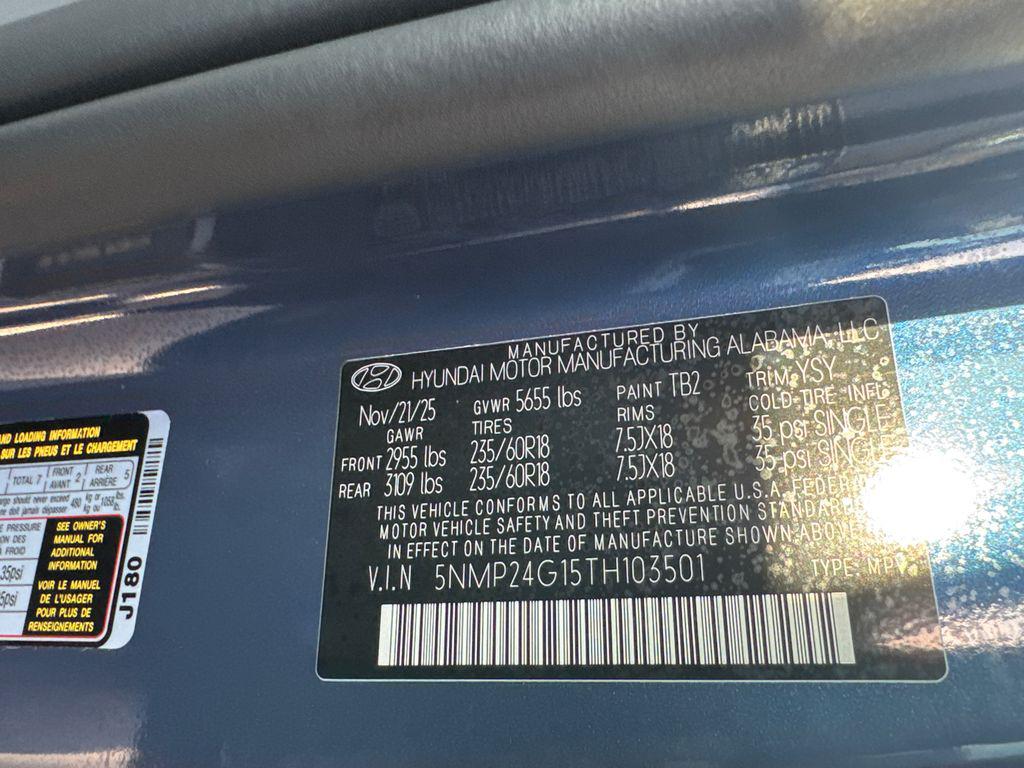 New 2026 Blue HYUNDAI SEL image 22