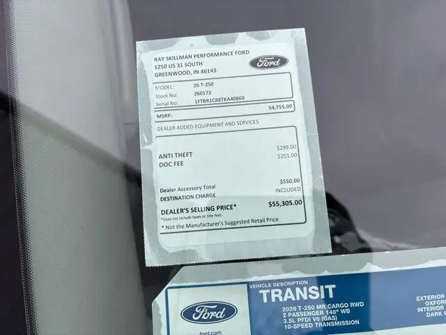 2026 Ford Transit Cargo Van T-250