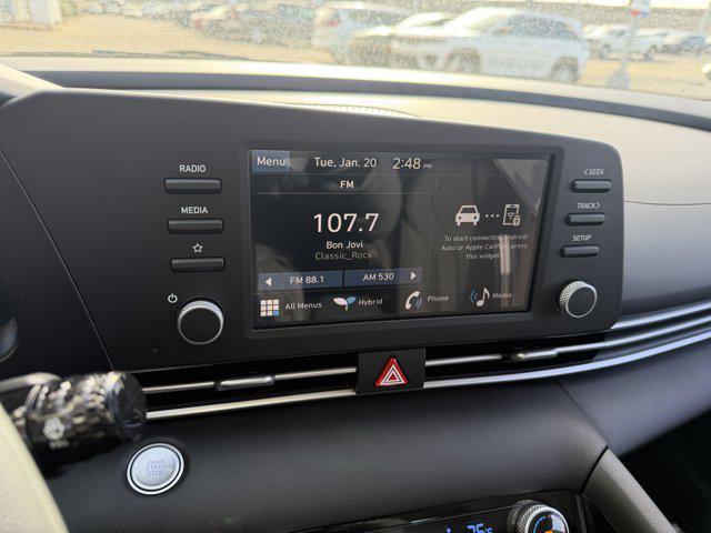 2026 Hyundai Elantra Hybrid Blue