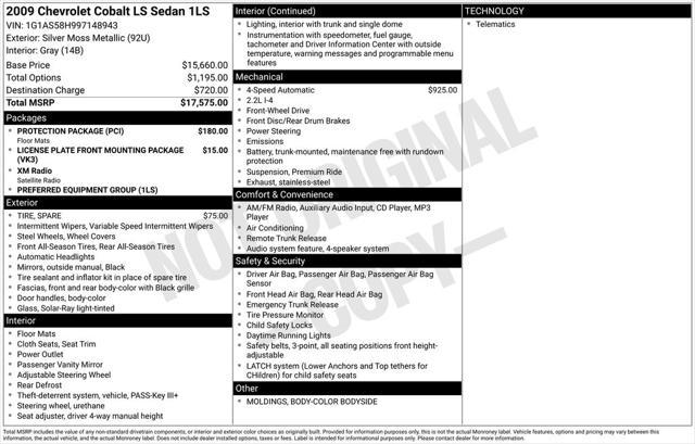 2009 Chevrolet Cobalt LS