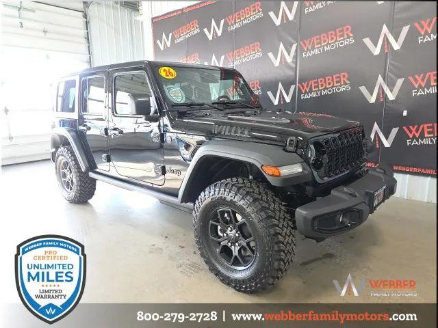 2026 Jeep Wrangler WRANGLER 4-DOOR WILLYS