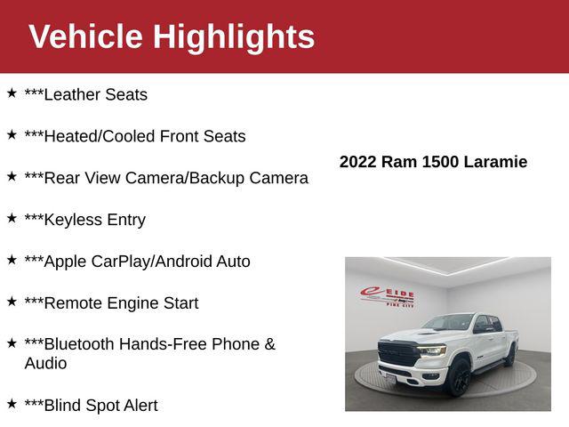 2022 RAM 1500 Laramie Crew Cab 4x4 57 Box 2022 RAM 1500 Laramie Crew Cab 4x4 57 Box