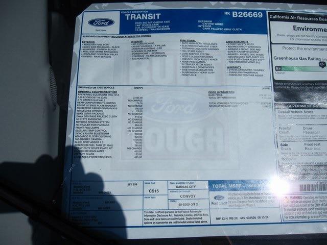 2024 Ford Transit Cargo Van 148 WB Medium Roof Cargo
