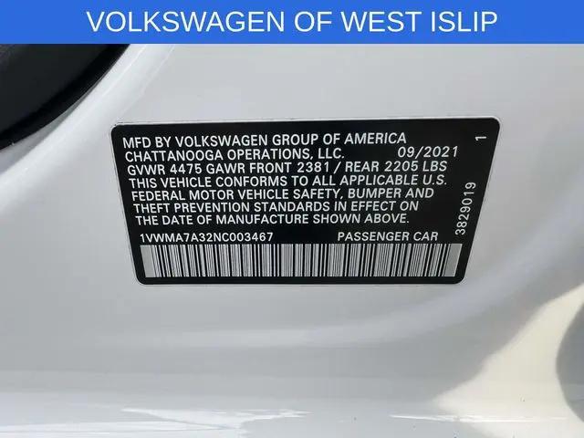 2022 Volkswagen Passat 2.0T R-Line