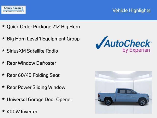 2026 Ram 1500 Big Horn Crew Cab 4x4 57 Box
