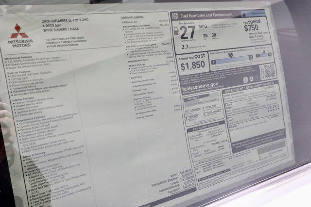 2026 Mitsubishi Outlander SE 1.5T S-AWC