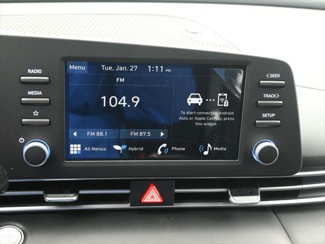 2026 Hyundai Elantra Hybrid Blue