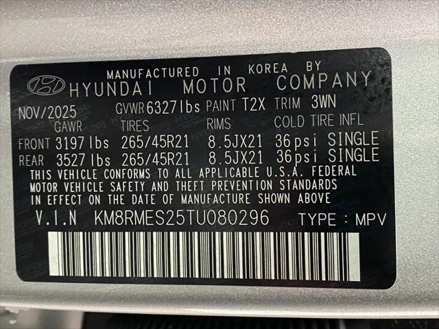 2026 Hyundai Palisade Calligraphy
