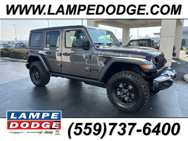2026 Jeep Wrangler 4-Door Willys 4x4 for sale in Visalia, CA