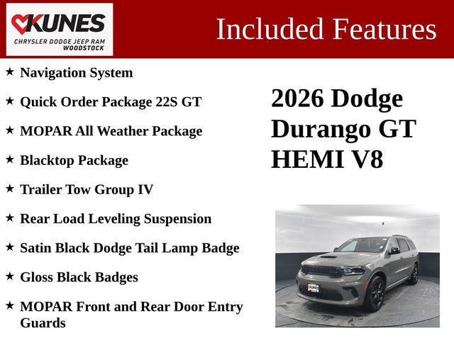 2026 Dodge Durango DURANGO GT AWD HEMI V8