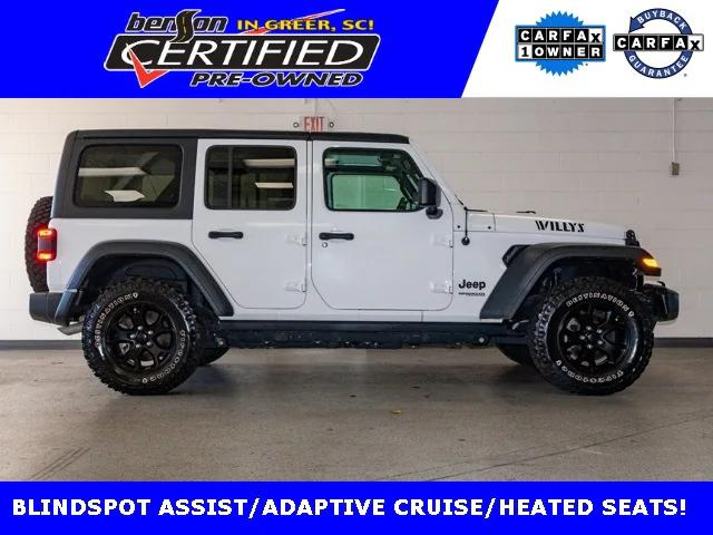 2021 Jeep Wrangler Unlimited Willys 4x4 2021 Jeep Wrangler Unlimited Willys 4x4