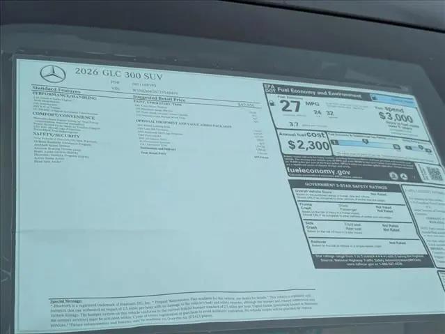 2026 Mercedes-Benz GLC GLC 300