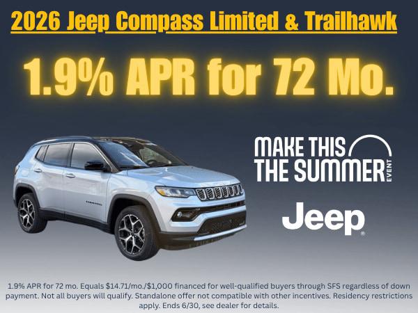 2026 Jeep Compass Limited Altitude