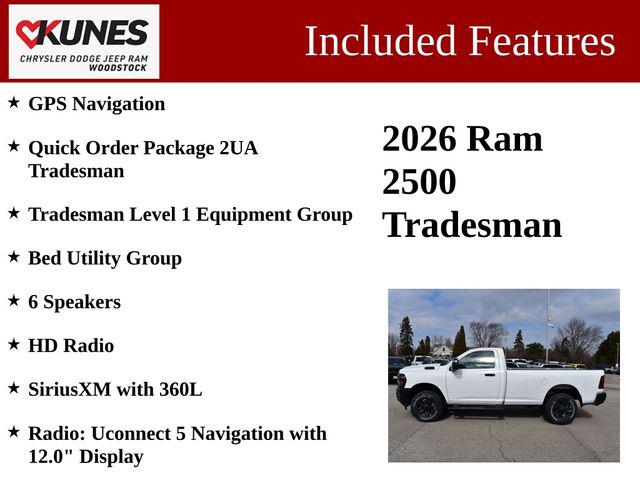 2026 RAM Ram 2500 RAM 2500 TRADESMAN REGULAR CAB 4X4 8 BOX