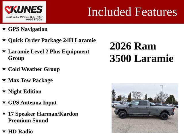 2026 RAM Ram 3500 RAM 3500 LARAMIE CREW CAB 4X4 8 BOX