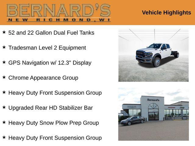 2026 RAM Ram 5500 Chassis Cab RAM 5500 TRADESMAN CHASSIS CREW CAB 4X4 84 CA