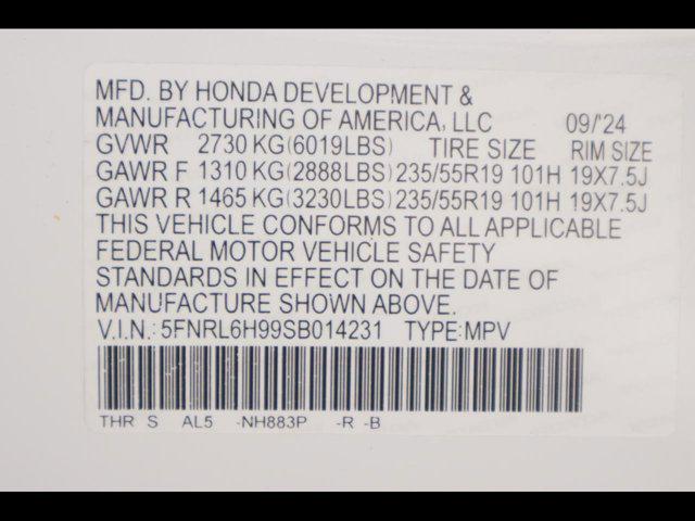 2025 Honda Odyssey Elite