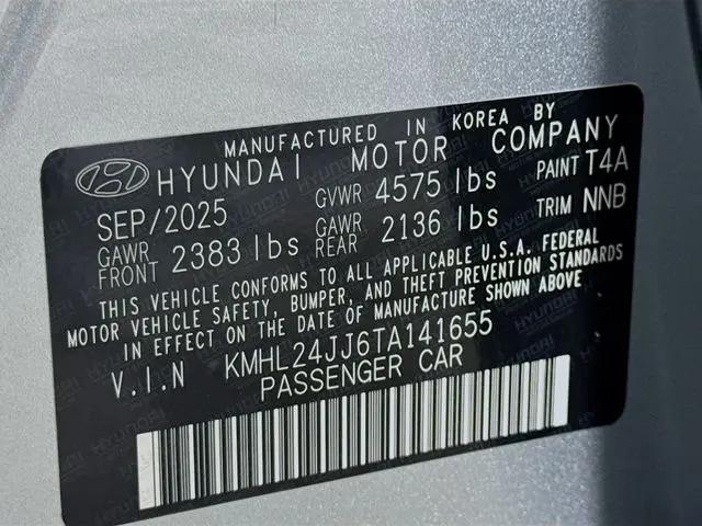 2026 Hyundai Sonata Hybrid Blue