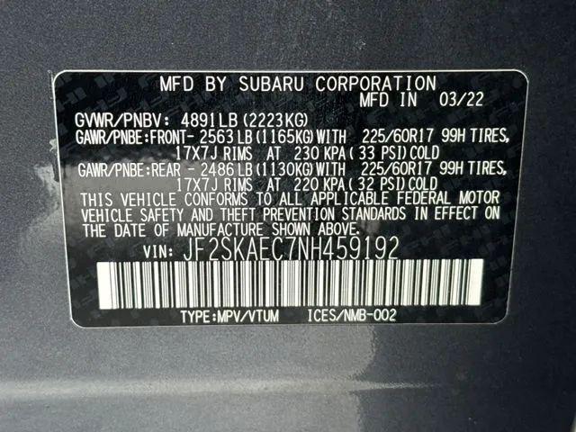 2022 Subaru Forester Premium