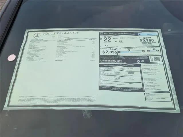 2026 Mercedes-Benz GLE GLE 350 GLE 350