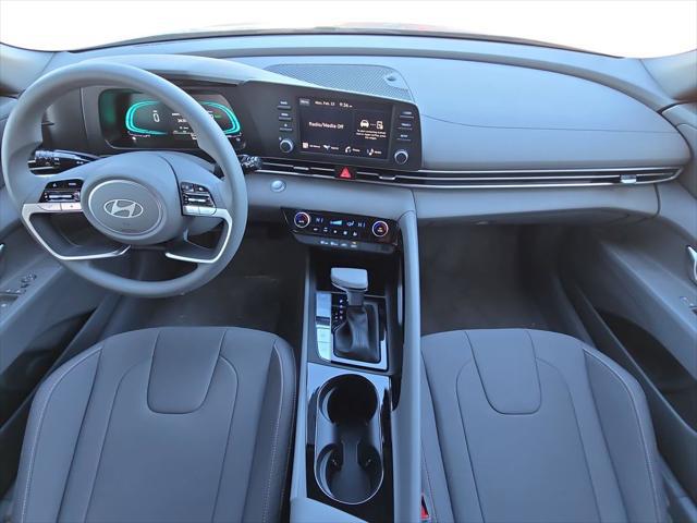 2026 Hyundai Elantra Hybrid Blue