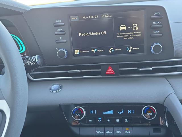 2026 Hyundai Elantra Hybrid Blue